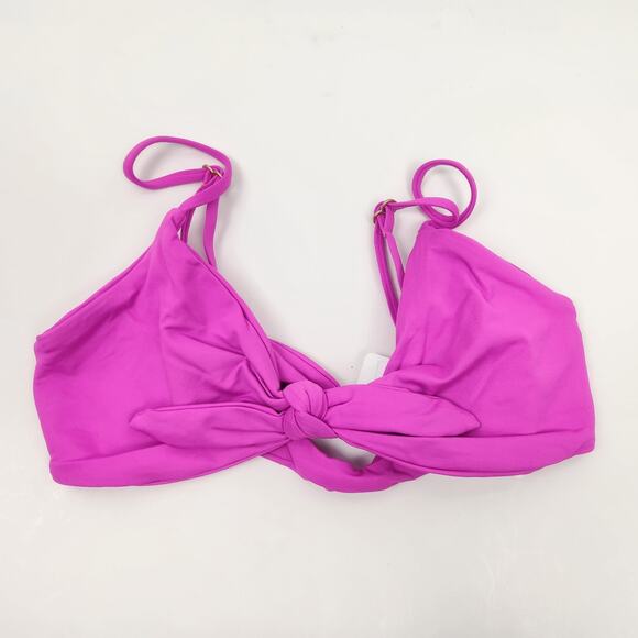 L*Space Flashback Bikini Top in Bright Fuchsia Pink Size Small NWT - Picture 1 of 4